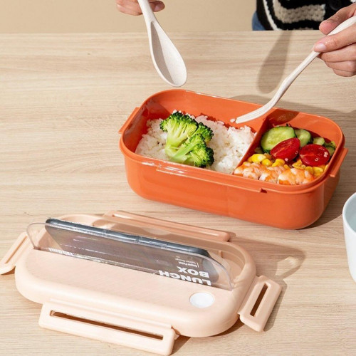 Microwave-Safe Lunch Box with Food Divider – 1100ml