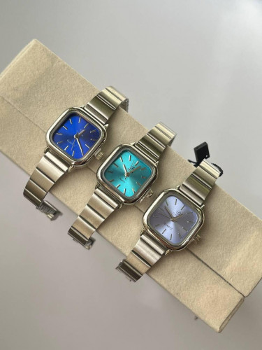 Women’s Square Stainless Steel Bracelet Watch