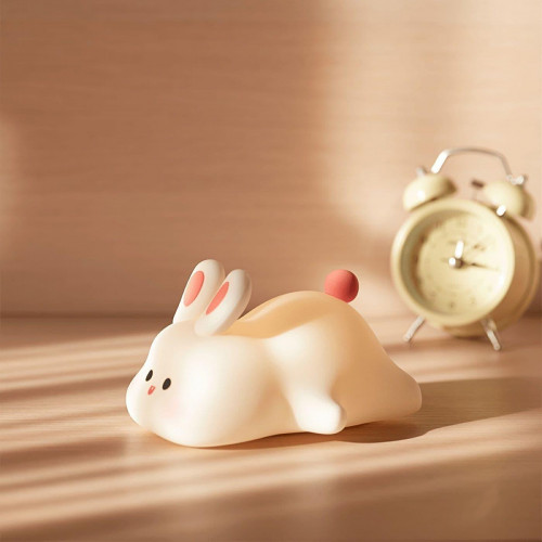 Silicone rabbit night light