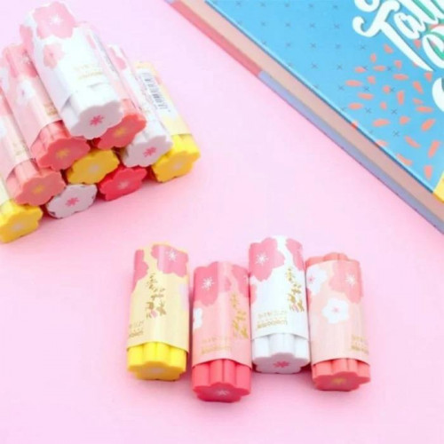 Fancy eraser with flower design