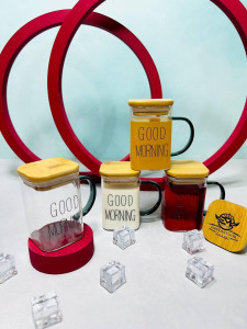 لیوان گودمورنینگ درب چوبی کوچک