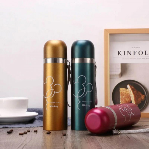 Stylish and modern double-walled steel flask
