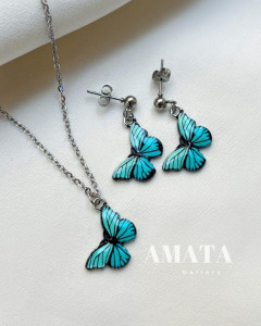 نیمست پروانه آبی (مدل آویزی)