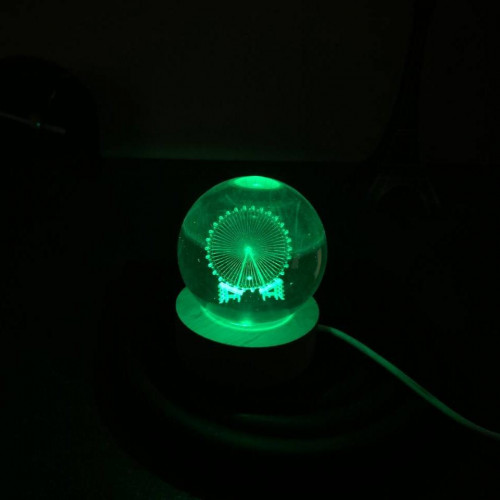 7-color RGB nightlight crystal ball