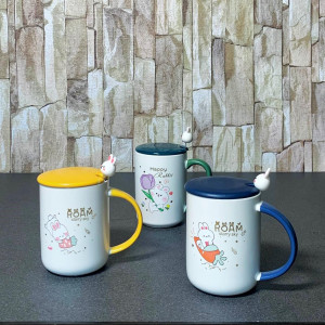 ماگ فانتزی درب دار طرح خرگوش