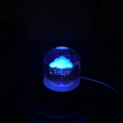 7-color RGB nightlight crystal ball