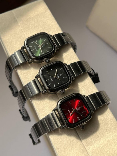 Women’s Square Stainless Steel Bracelet Watch