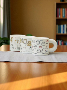 ماگ طرح گربه ای