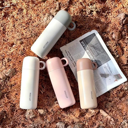 Double-walled flask with cup model