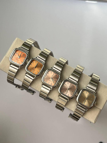 Women’s Square Stainless Steel Bracelet Watch
