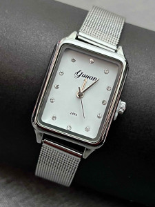 ساعت مچی زنانه بند حصیری استیل کد 2450-w