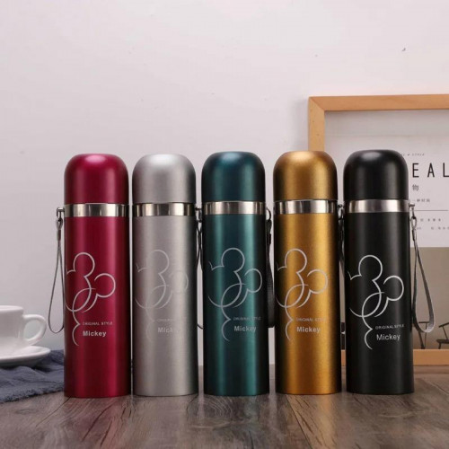Stylish and modern double-walled steel flask