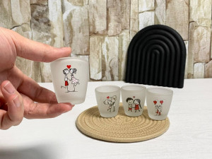 شات کوچک نوشیدنی طرح فانتزی