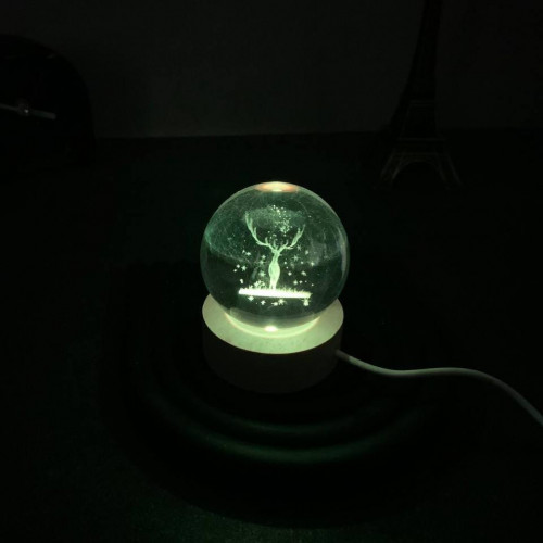 7-color RGB nightlight crystal ball