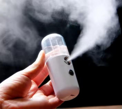 Rechargeable pocket cold mist humidifier (mini nano facial spray)