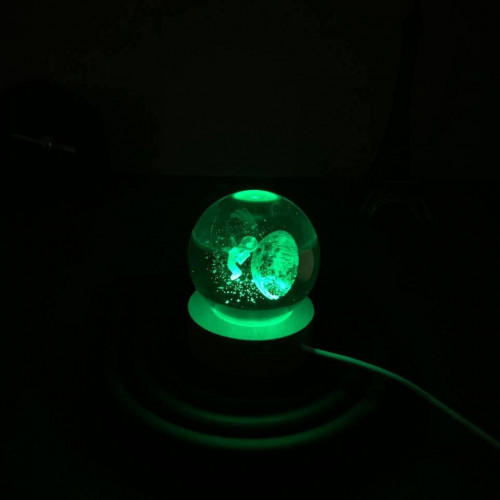 7-color RGB nightlight crystal ball