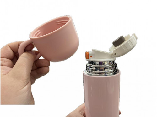 Double-walled flask with cup model