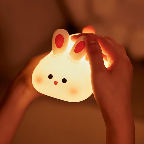 Silicone rabbit night light