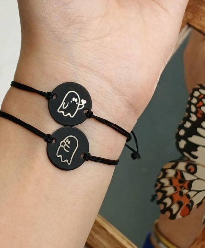 Girlish friendship bracelet with soul design