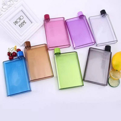 Transparent Book-Style Water Bottle